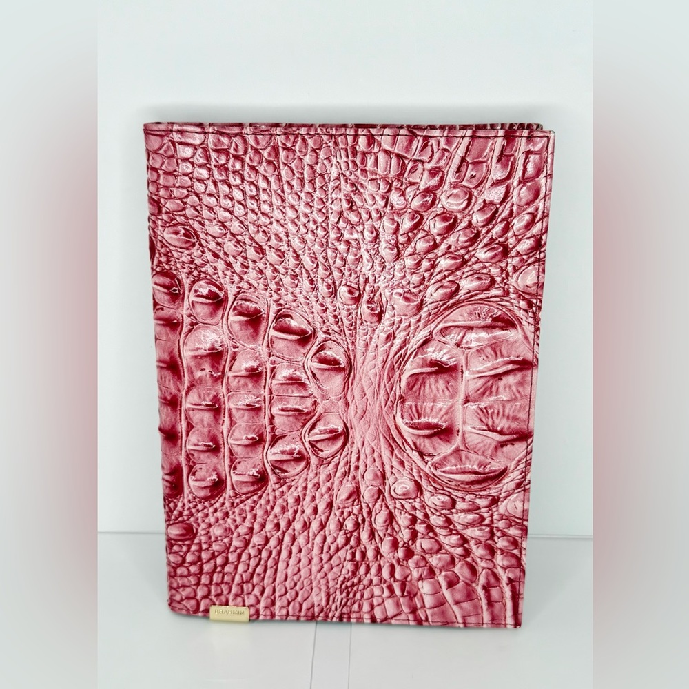 Brahmin Believe  Crocodile Embossed Leather Journal